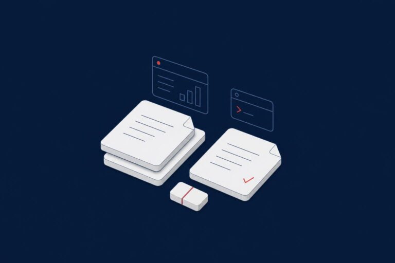 Two identical cards with one set aside, representing finding and deleting duplicate records in SQL Server